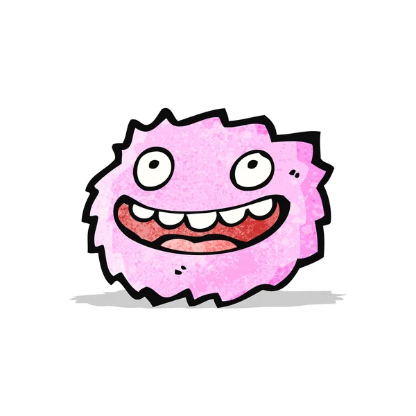 Kleine roze furball monster — Stockvector