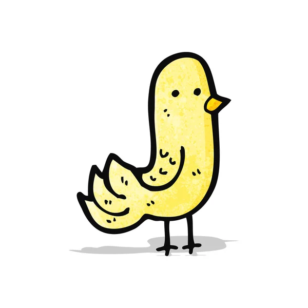 Lindo pájaro de dibujos animados — Vector de stock