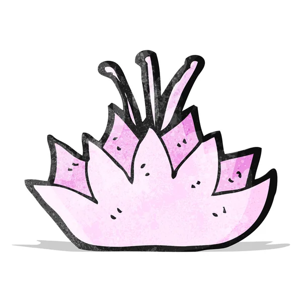 Karikatür lotus çiçeği — Stok Vektör