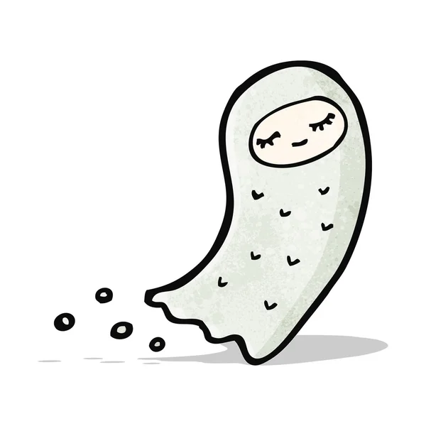 Floating ghost cartoon — Stock Vector