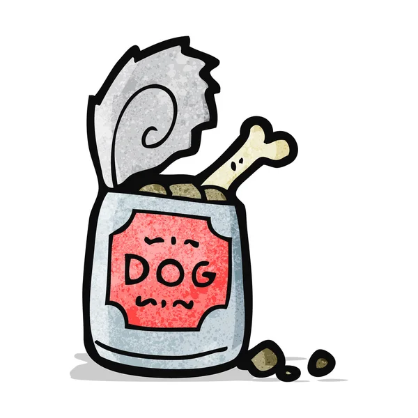 Karikatür köpek maması — Stok Vektör