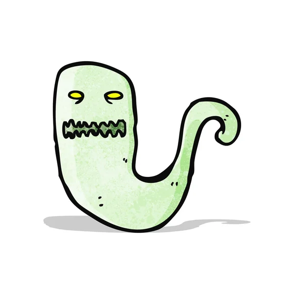 Cartoon groene ghost — Stockvector