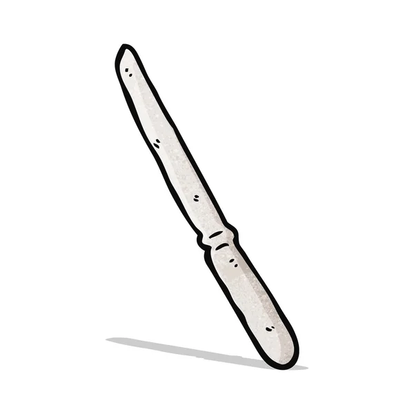 Cuchillo de cocina de dibujos animados — Vector de stock