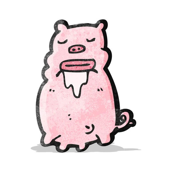 漫画総豚 — ストックベクタ