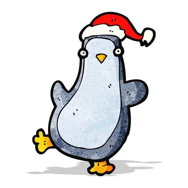 Pingüino de dibujos animados — Vector de stock