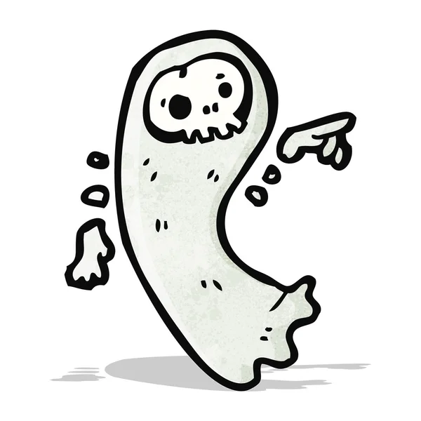 Galleggiante fantasma cartone animato — Vettoriale Stock