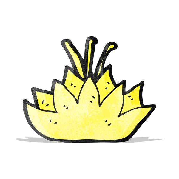 Cartoon lotus flower — Stock Vector