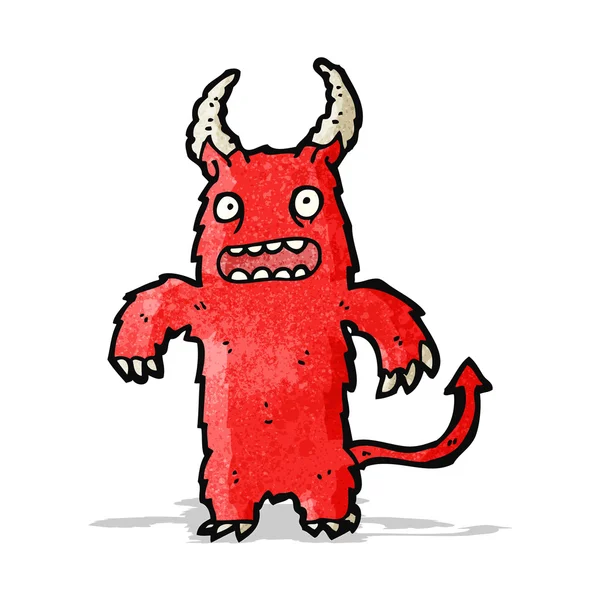 Cartoon harig monster — Stockvector