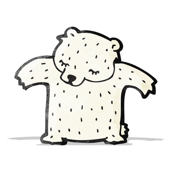 Dibujos animados oso polar — Vector de stock