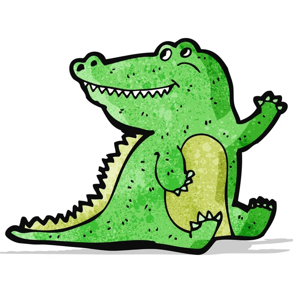 Rajzfilm krokodil — Stock Vector