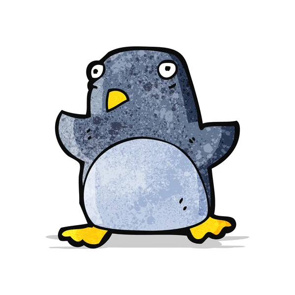 Grappige cartoon pinguïn — Stockvector