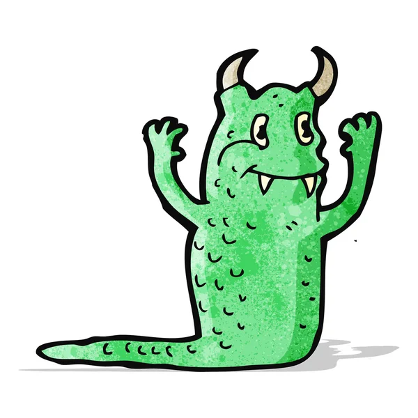 Happy cartoon monster — Stockvector