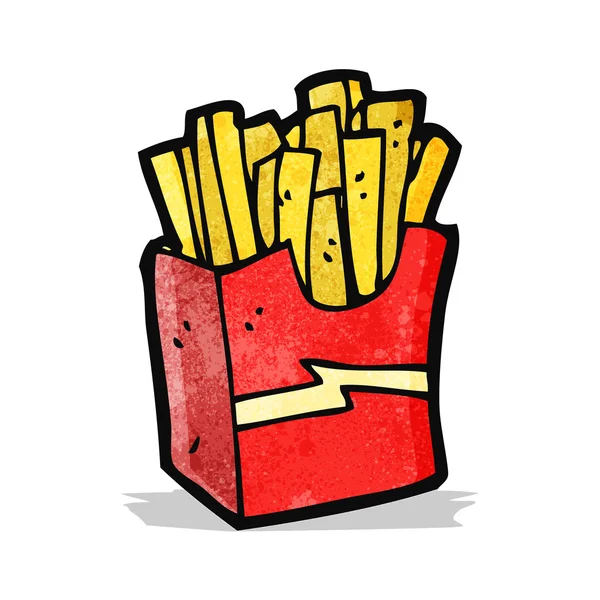 Karikatür fast food — Stok Vektör