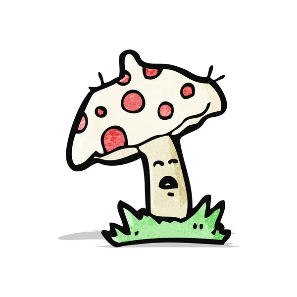 Toadstool dos desenhos animados — Vetor de Stock