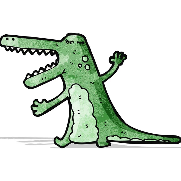 Crocodilo dos desenhos animados — Vetor de Stock