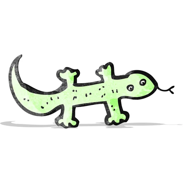 Lagarto dos desenhos animados — Vetor de Stock