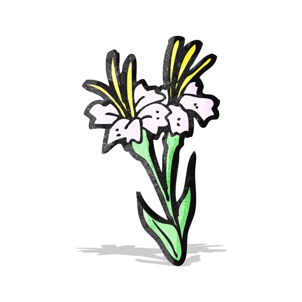 Cartoon bloem — Stockvector