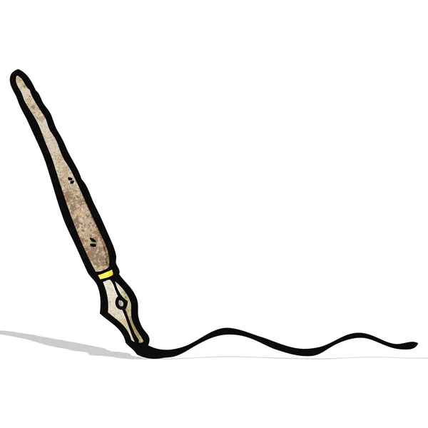 Cartoon inkt pen — Stockvector