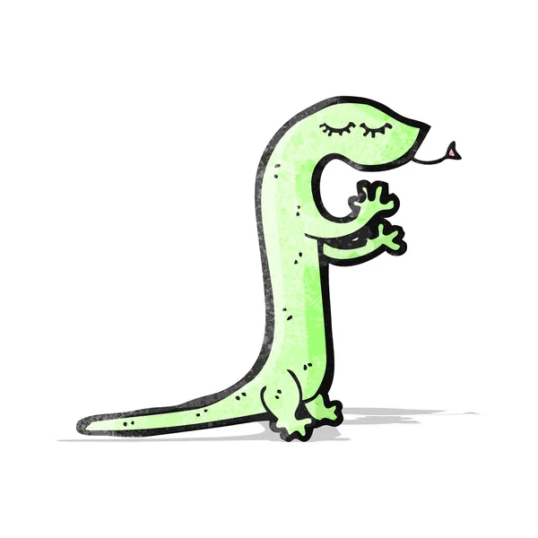 Lagarto de dibujos animados — Archivo Imágenes Vectoriales