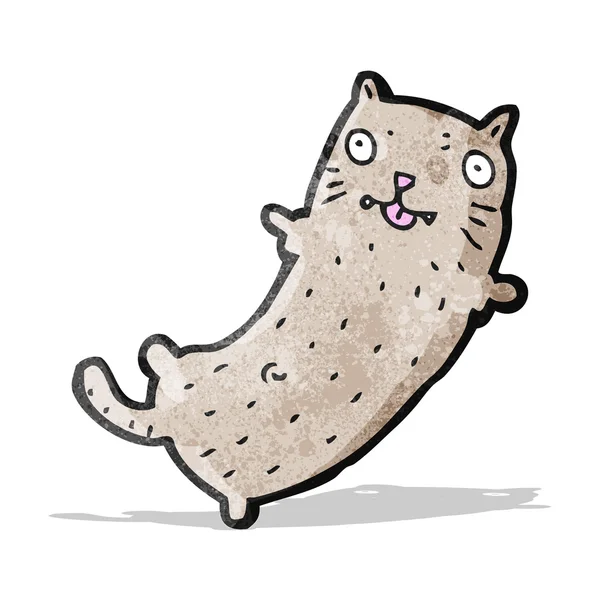 面白い漫画猫 — ストックベクタ