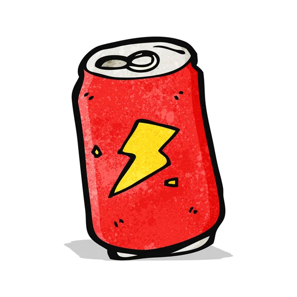 漫画のコーラ缶 — ストックベクタ