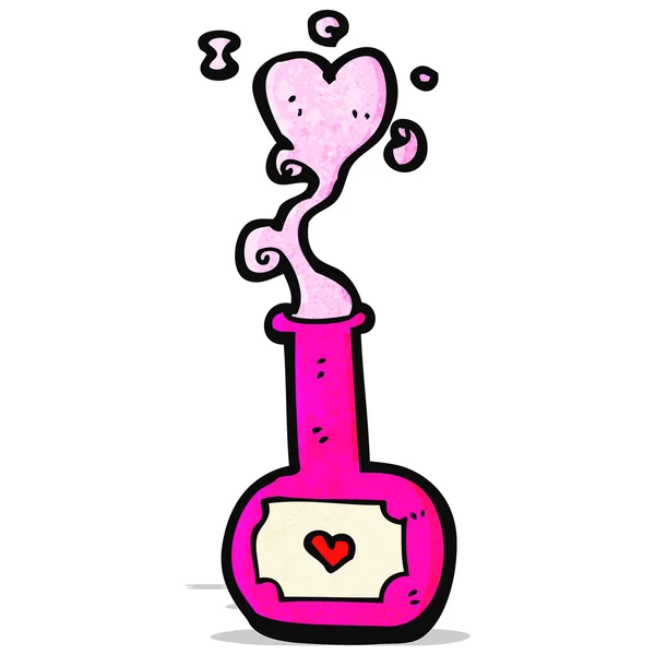 Cartoon love potion — Stock Vector