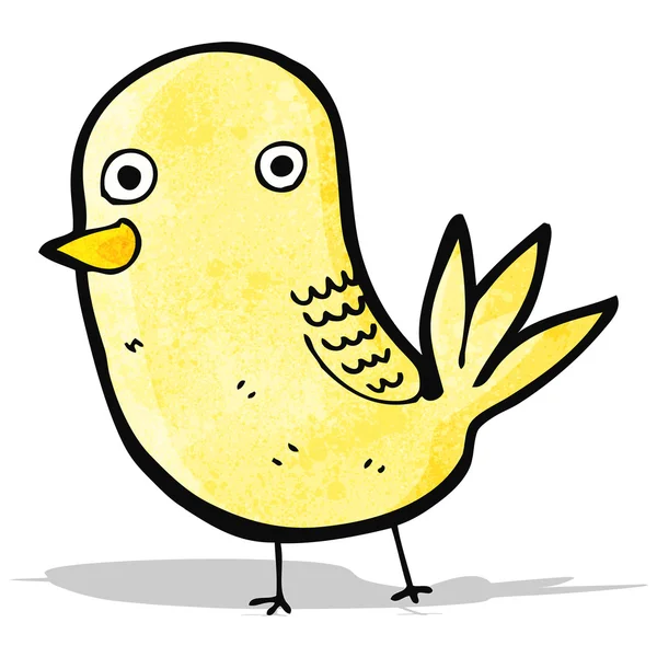 Grappige cartoon vogel — Stockvector