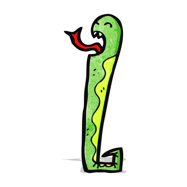 Serpent de bande dessinée — Image vectorielle