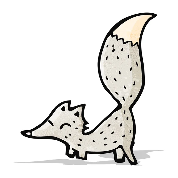 Dessin animé petit loup — Image vectorielle