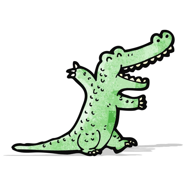 Crocodilo dos desenhos animados —  Vetores de Stock