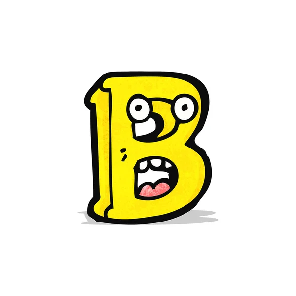 Cartoon letter b — Stockvector