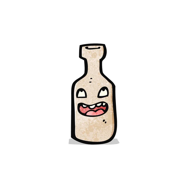 Personagem de desenho animado garrafa — Vetor de Stock