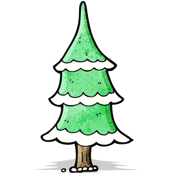 Χριστουγεννιάτικο δέντρο κινουμένων σχεδίων — Διανυσματικό Αρχείο