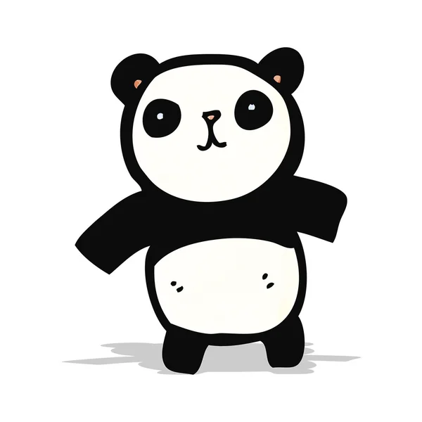 Cartoon panda — Stock vektor