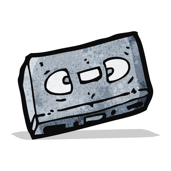 Viejo video cassette de dibujos animados — Vector de stock