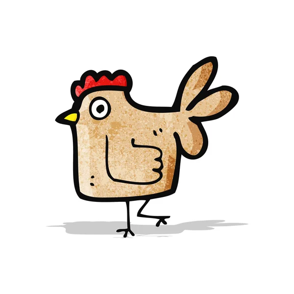 Poule de bande dessinée — Image vectorielle