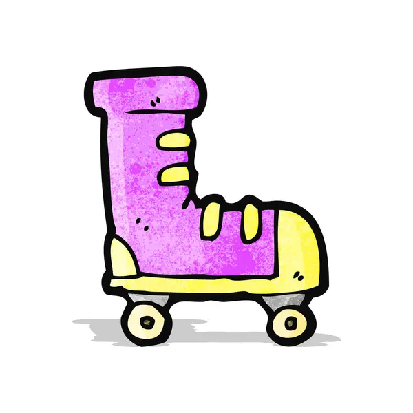 Cartoon roller boot — Stock Vector
