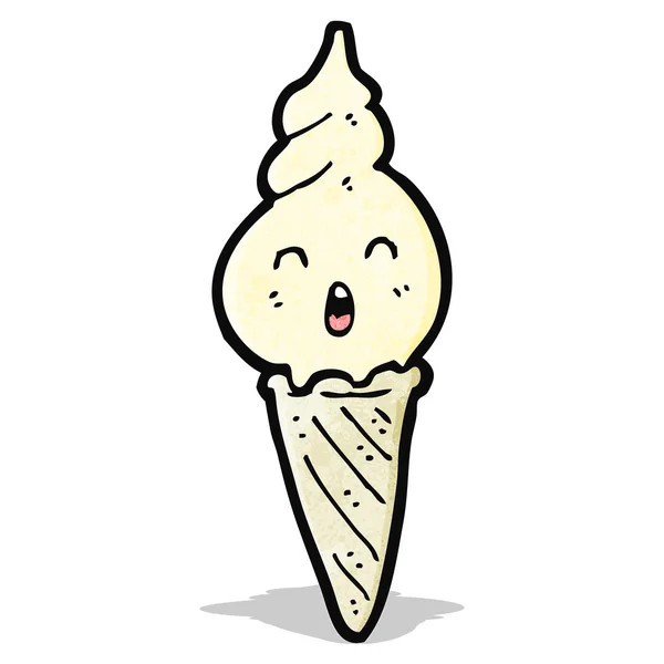 Helado personaje de dibujos animados — Archivo Imágenes Vectoriales