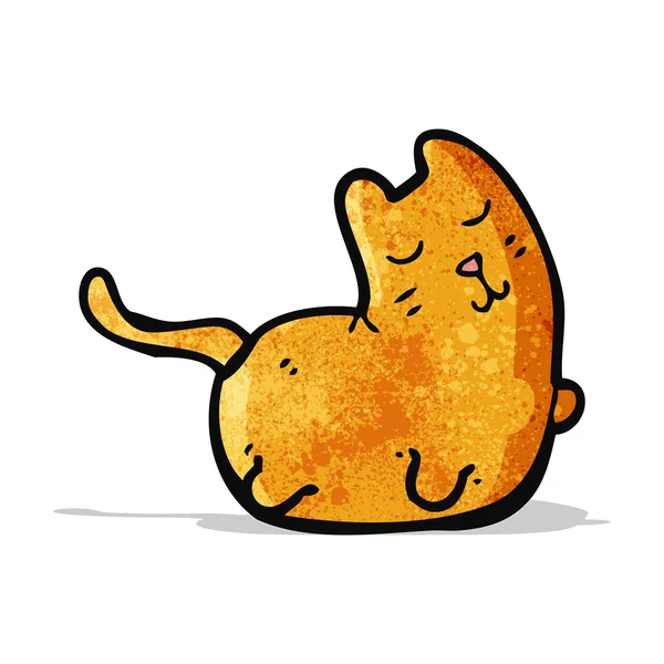 Kot kreskówka tłuszczu — Wektor stockowy