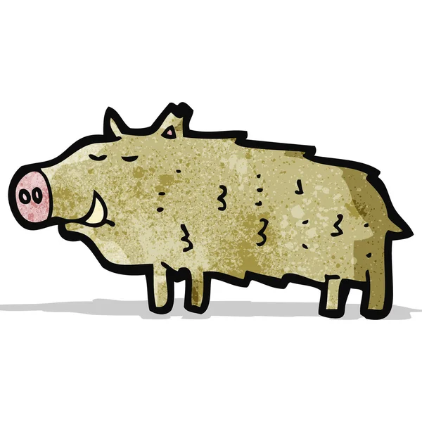 Dibujos animados warthog — Vector de stock