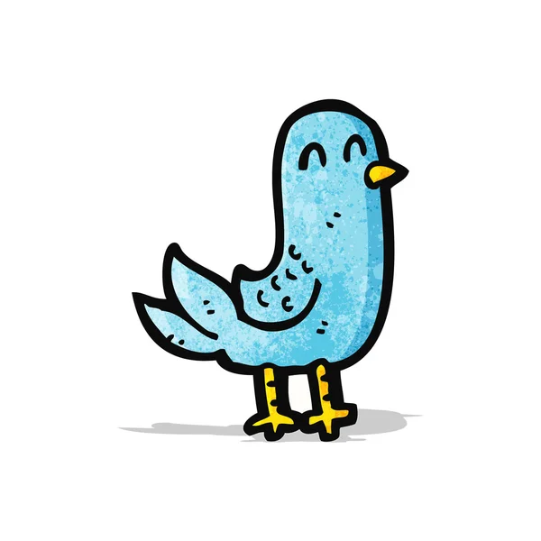 Carino uccello del fumetto — Vettoriale Stock