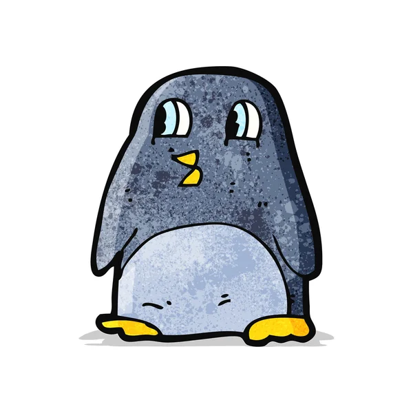 Drôle de dessin animé pingouin — Image vectorielle