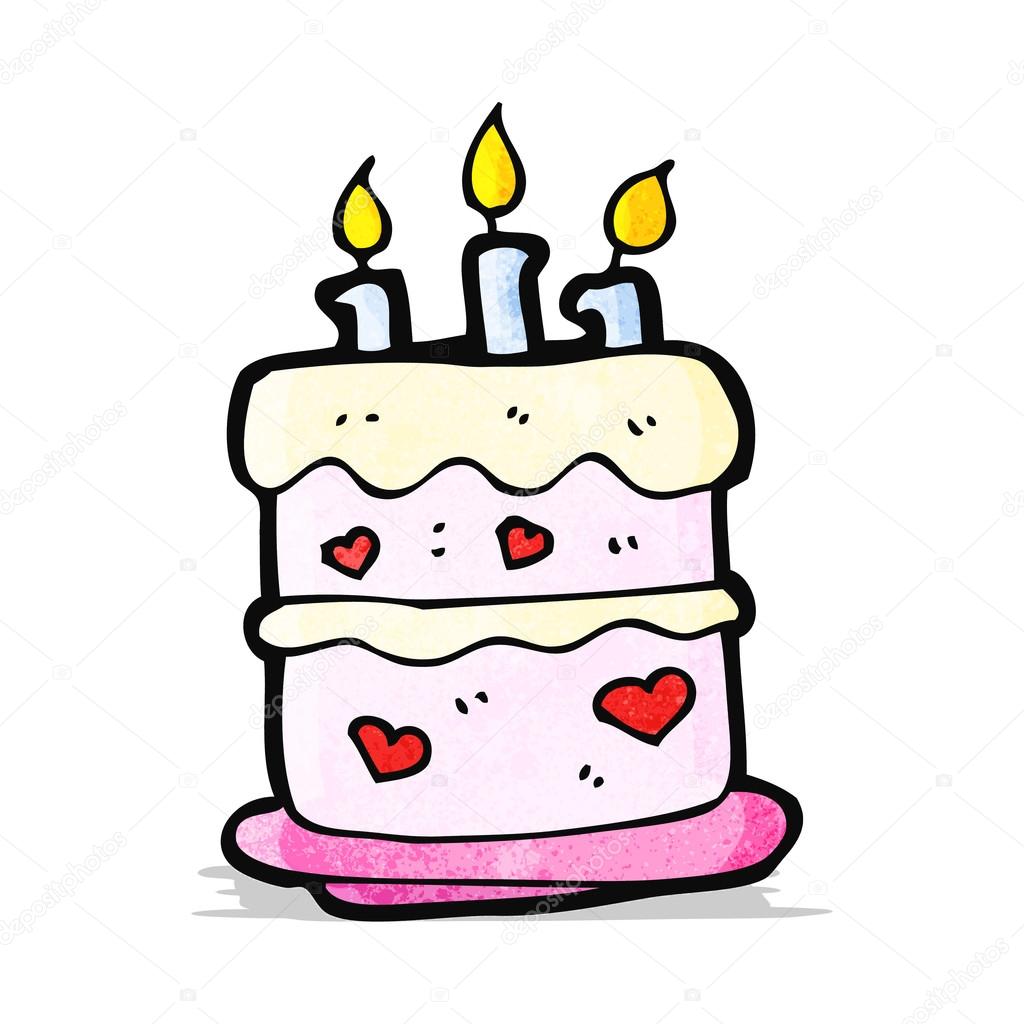 Cartoon birthday cake Stock Vector Image by ©lineartestpilot #56294327