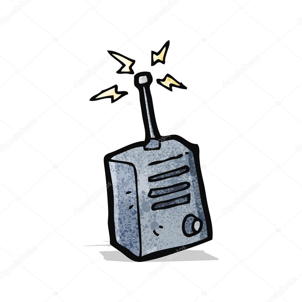 Cartoon walkie talkie Stock Vector Image by ©lineartestpilot #56296615