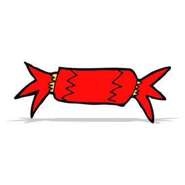 çocuğun çizimine chirstmas kraker