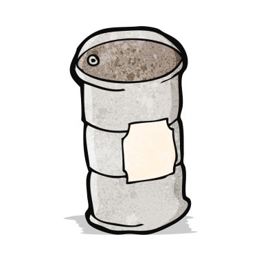 karikatür petrol varil