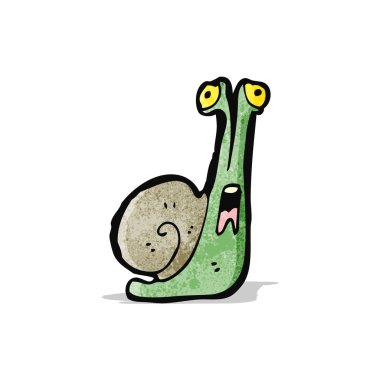 karikatür salyangoz