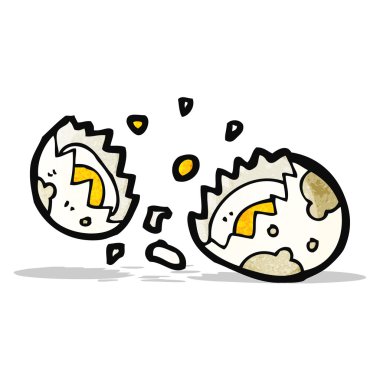 haşlanmış yumurta karikatür