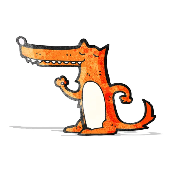 Kreslený tanec fox — Stockový vektor