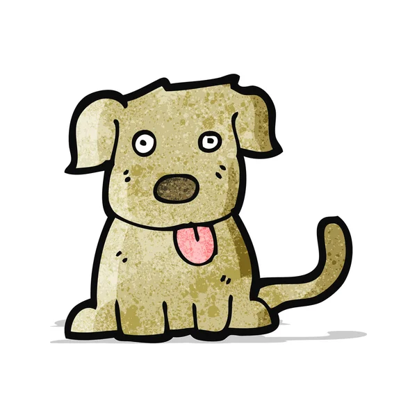 Pequeño perro de dibujos animados — Archivo Imágenes Vectoriales